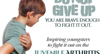 Celebrating Juvenile Arthritis Awareness Month, inspiring youngsters to fight it out.